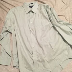 Lands End Green Long Sleeve Oxford